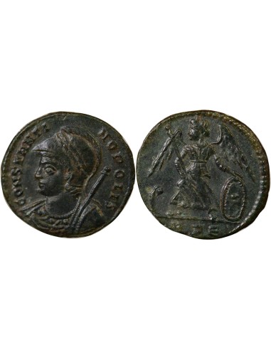 Rome Empire Commemoration de Constantinople 1 nummus Cuivre 330 R Rome