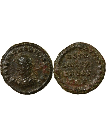 Rome Empire Crispus Voeux Quinquennaux 1 nummus Cuivre 318-319 Thessalonique