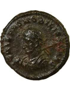 Rome Empire Crispus Voeux Quinquennaux 1 nummus Cuivre 318-319 Thessalonique 2