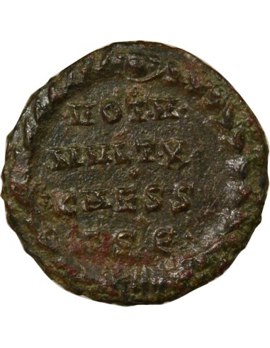 Rome Empire Crispus Voeux Quinquennaux 1 nummus Cuivre 318-319 Thessalonique