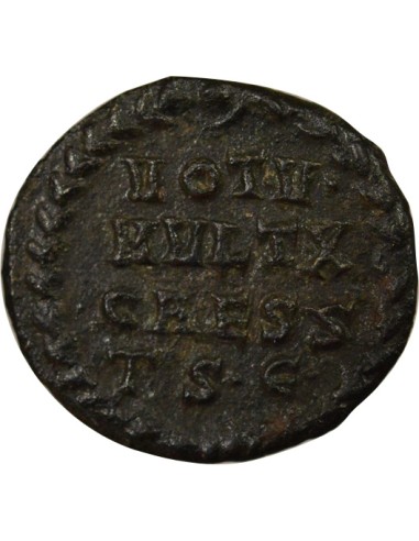 Rome Empire Crispus Voeux Quinquennaux 1 nummus Cuivre 318-319 Thessalonique