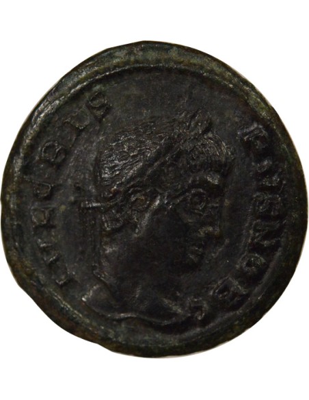 Rome Empire Crispus Voeux Quinquennaux 1 nummus Cuivre 320-321 Siscia