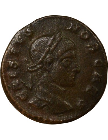 Rome Empire Crispus Voeux Quinquennaux 1 nummus Cuivre 321 Arles
