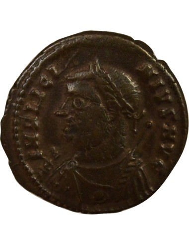 Rome Empire Licinius Ier Porte de Camp 1 nummus Cuivre 317 Héraclée