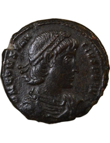 Rome Empire Constance II Phénix sur Globe 1 nummus Cuivre 349 Constantinople