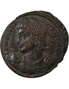 Rome Empire Constance II Empereur & Captifs 1 maiorina Cuivre 348-351 Constantinople 2