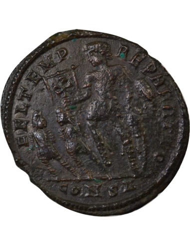 Rome Empire Constance II Empereur & Captifs 1 maiorina Cuivre 348-351 Constantinople