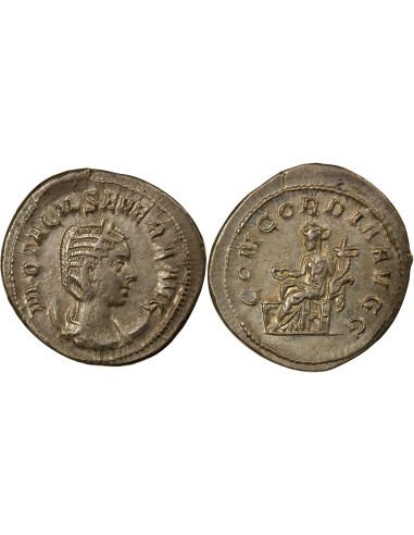 Rome Empire Otacilia Severa Concordia 1 antoninien Billon 247 R Rome