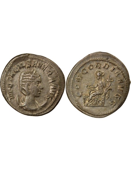 Rome Empire Otacilia Severa Concordia 1 antoninien Billon 247 R Rome