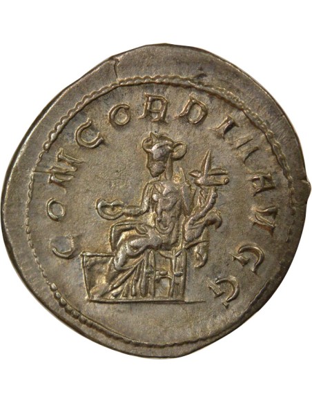 Rome Empire Otacilia Severa Concordia 1 antoninien Billon 247 R Rome