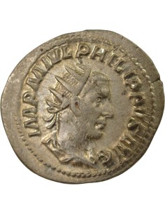 Rome Empire Philippe Ier l'Arabe Pax Aeterna 1 antoninien Billon 244 R Rome 2