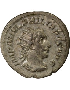 Rome Empire Philippe Ier l'Arabe Pax Aetern 1 antoninien Billon 244 R Rome 2