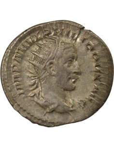 Rome Empire Philippe Ier l'Arabe Salus à gauche 1 antoninien Billon 244 R Rome 2
