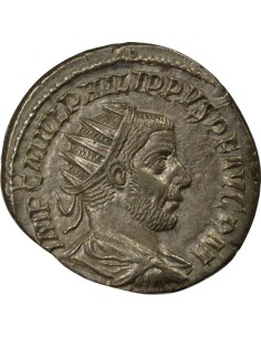 Rome Empire Philippe Ier l'Arabe Paix avec les Perses 1 antoninien Billon 244 Antioche 2