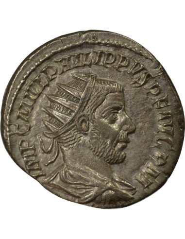 Rome Empire Philippe Ier l'Arabe Paix avec les Perses 1 antoninien Billon 244 Antioche