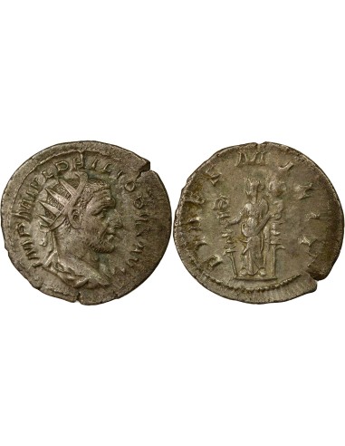 Rome Empire Philippe Ier l'Arabe Fides & Etendards 1 antoninien Billon 244 R Rome