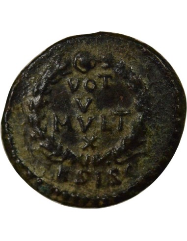 Rome Empire Théodose Ier Voeux Quinquennaux 1 nummus Cuivre 383 Siscia