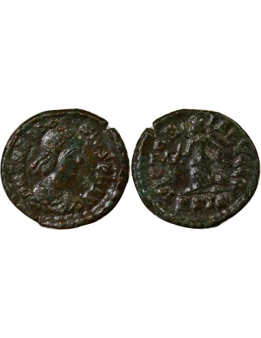 Rome Empire Théodose Ier Victoria 1 nummus Cuivre 384-387 Siscia