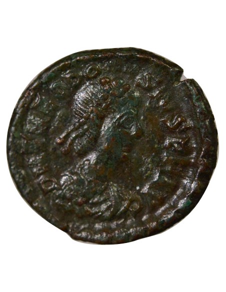 Rome Empire Théodose Ier Victoria 1 nummus Cuivre 384-387 Siscia