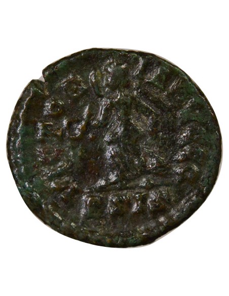 Rome Empire Théodose Ier Victoria 1 nummus Cuivre 384-387 Siscia
