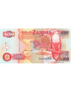 Zambie 50 kwacha 1992