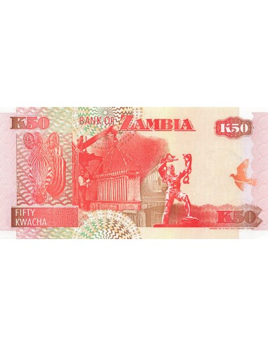 Zambie 50 kwacha 1992