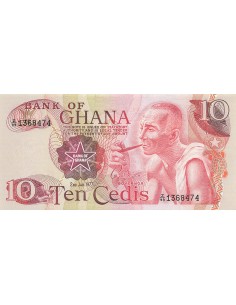 Ghana 10 cedis 1977