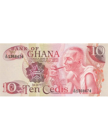 Ghana 10 cedis 1977