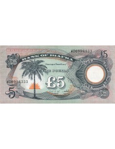 Biafra 5 pounds 1968