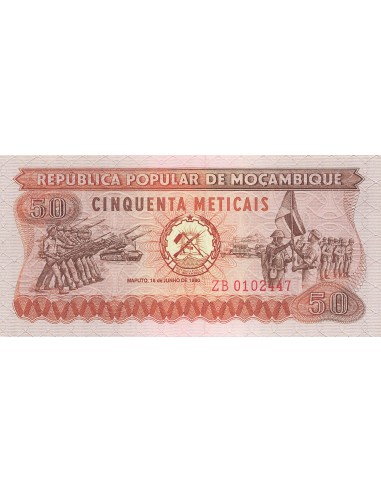 Mozambique 50 meticais 1980
