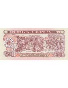 Mozambique 50 meticais 1980 2