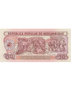 Mozambique 50 meticais 1986 2