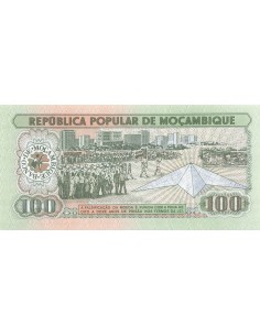 Mozambique 100 meticais 1980 2