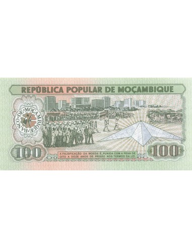Mozambique 100 meticais 1980