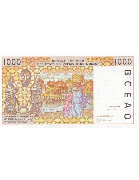 BCEAO 1000 francs 1996