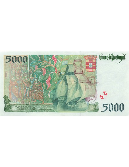 Portugal 5000 escudos 1995