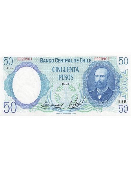 Chili 50 pesos 1981