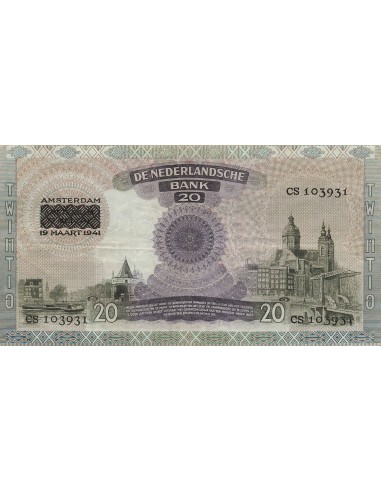 Pays-Bas 20 gulden 1941