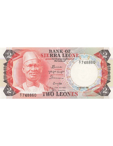 Sierra Leone 2 leones 1984