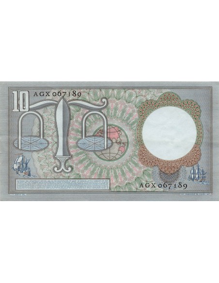 Pays-Bas 10 gulden 1953