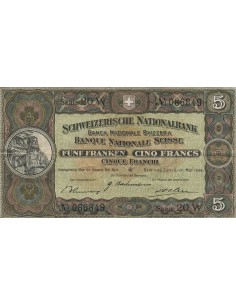 Suisse 5 francs 1939