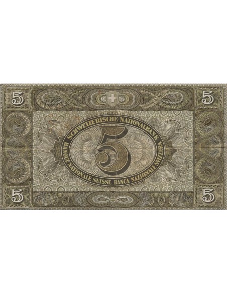 Suisse 5 francs 1939