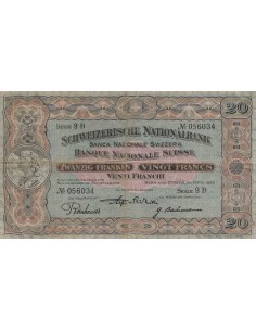 Suisse 20 francs 1927