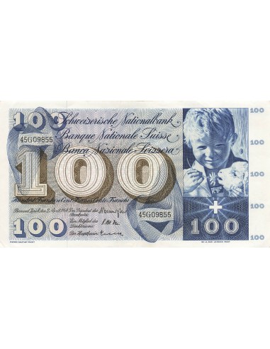 Suisse 100 francs 1964