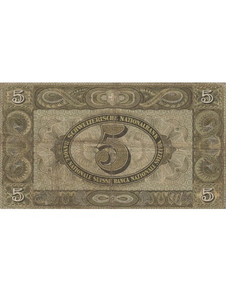 Suisse 5 francs 1936
