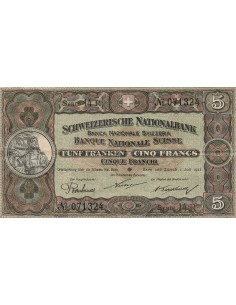 Suisse 5 francs 1922