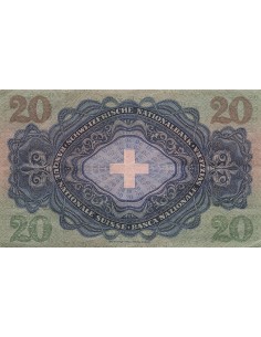 Suisse 20 francs 1944 2