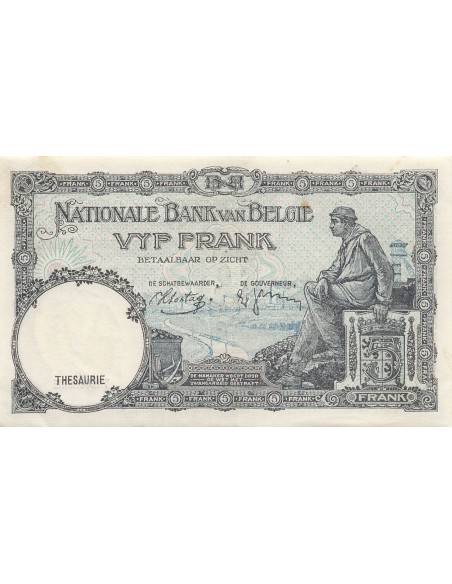 Belgique 5 francs 1938
