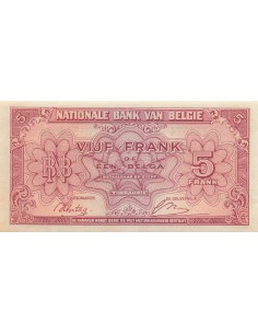 Belgique 5 francs 1943 2