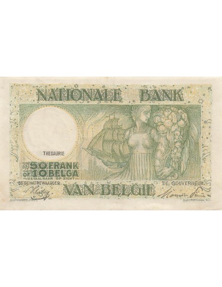 Belgique 50 francs 1944